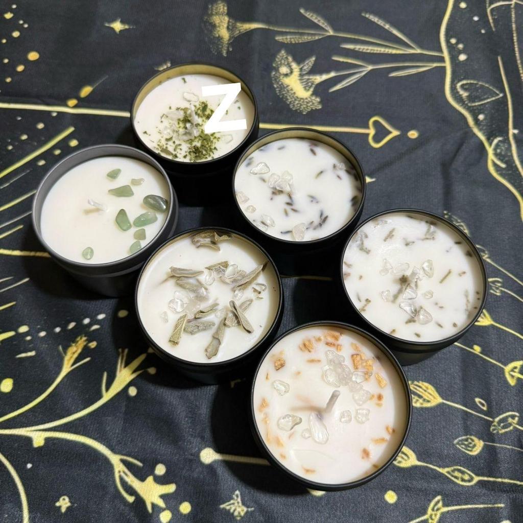 Handmade Sage, Palo Santo, and Cedar Soy Wax Candle for Indoor Air Purification