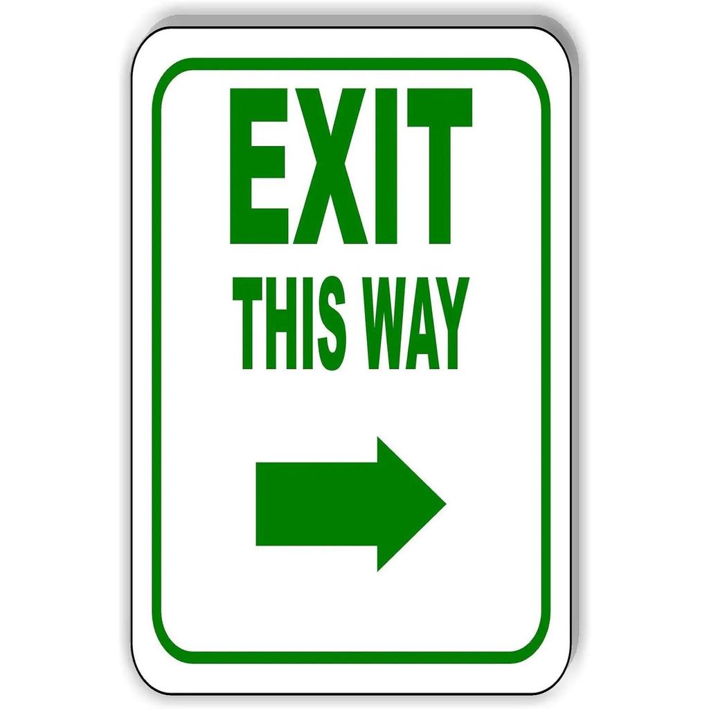 Винтаж Выход Вход Поворот Стрелка Металлические Оловянные Вывески Плакаты Пластины Настенный Декор для Баров Гараж Кафе Клубы Пабы Ретро Плакат Табличка