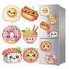 6Pcs Acrylic Animal Diamond Art Fridge Magnet Diamond Painting Refrigerator Magnet DIY Fridge Stickers for DIY Crafts Party Gift