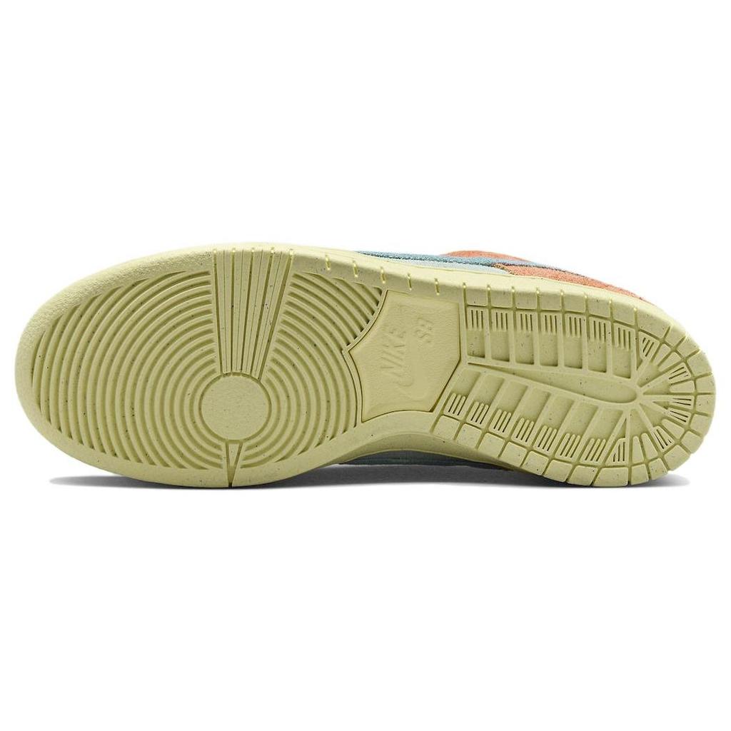 Nike Кроссовки унисекс Dunk Low SB Orange Emerald Rise Noise-Aqua Lemon-Chiffon DV5429-800