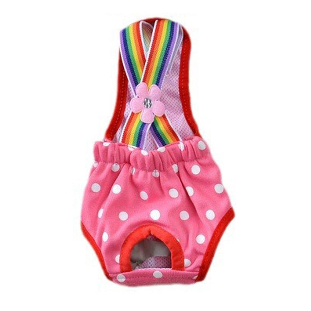 XS~XL Dog Physiological Pants Polyester Dog Menstrual Pants Breathable Puppy Underwear Briefs Dog