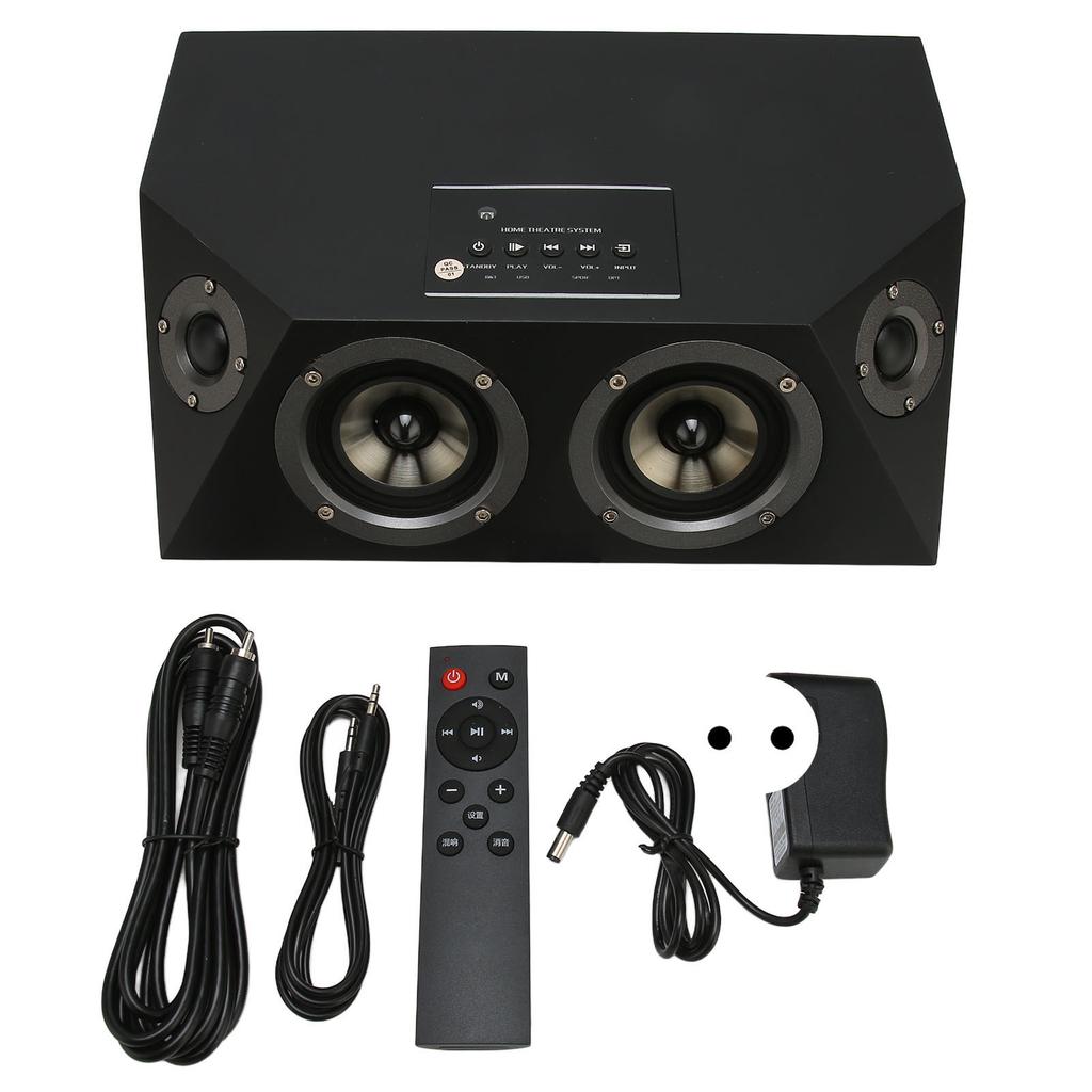 Bluetooth-динамик Hi-Fi стерео без потерь, перезаряжаемый, подключаемый, настольный беспроводной динамик для ПК и ТВ