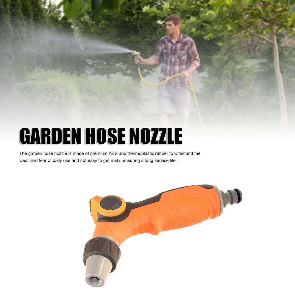 Ergonomic Garden Hose Nozzle ABS, TPR Garden Spray Nozzle Durable Watering Nozzle  Watering Lawns