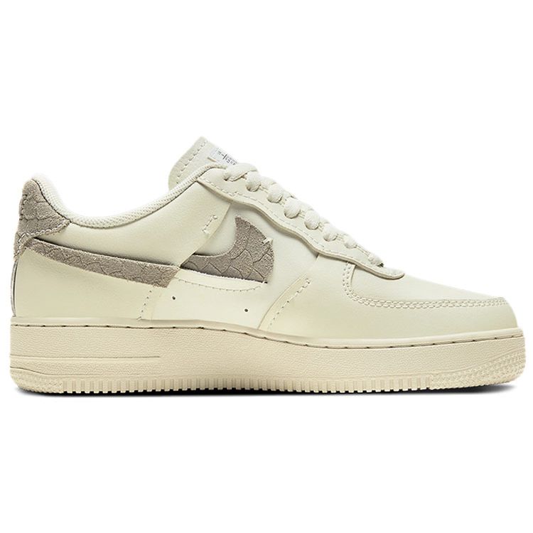 Nike Женские кроссовки Air Force 1 LXX Sea Glass Python кремовые Light-Army DH3869-001