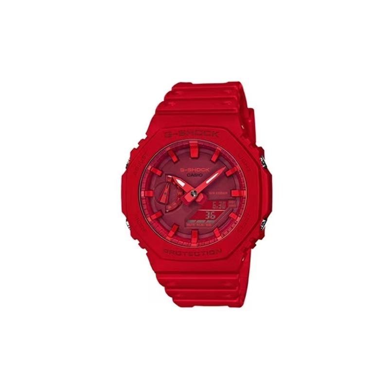 CASIO Customized watch modified series Farm Oak Color Diamond Black Stainless Steel Case GA-2100-4A Modified-Symphony Fir GA-2100-4A