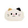 Zipper Plush Pencil Case Desk Organizer Cat Makeup Bag Smile Cat Pencil Bag  School Supplies