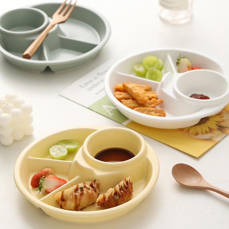 1 шт. Круглая тарелка для фруктового салата, Кухонная тарелка для завтрака, закусок, соусов, Обеденные тарелки, Блюда для еды, Поднос для торта и десерта, Кухонная посуда