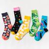 Fashion Men Socks Cotton Cartoon Animal Sheep Cool Long Socks Big Size Colorful Dress Socks Men