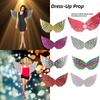 Красочные крылья Крылья бабочки для костюмированной вечеринки Крылья эльфа Крылья единорога