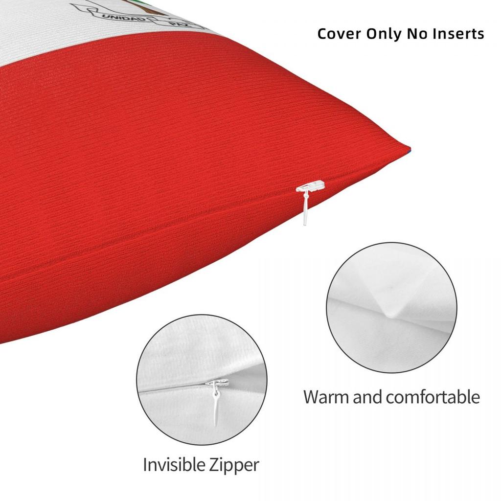 Flag Of Equatorial Guinea Square Pillowcase Polyester Linen Velvet Creative Decorative Throw Pillow Case Car Cushion Cover 45X45
