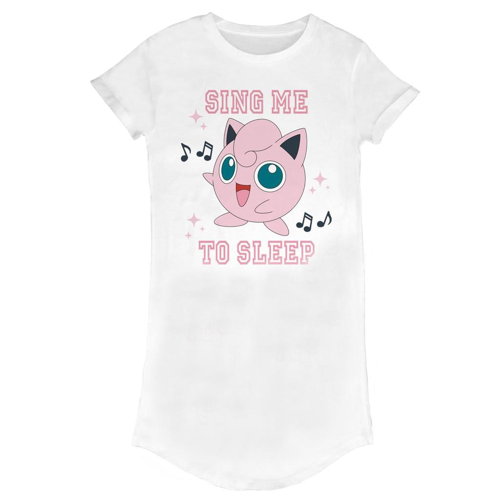 POKEMON Womens/Ladies Sing Me To Sleep T-Shirt Dress