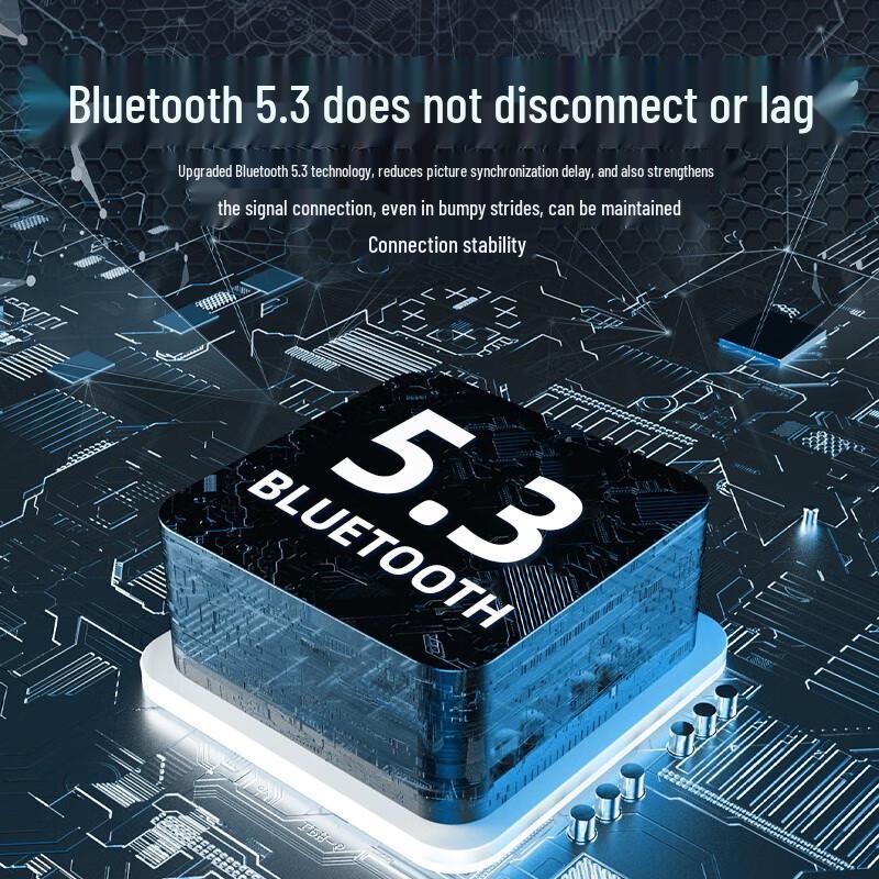 Yidian AD-4038 Starry Mecha Wireless Earbuds with RGB Lighting