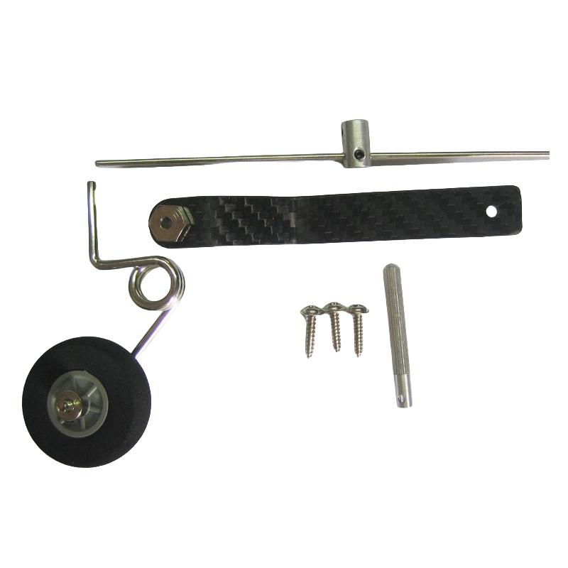 Model airplane, high-quality carbon fiber tail wheel frame, fixed wing large aircraft, carbon fiber tail wheel frame