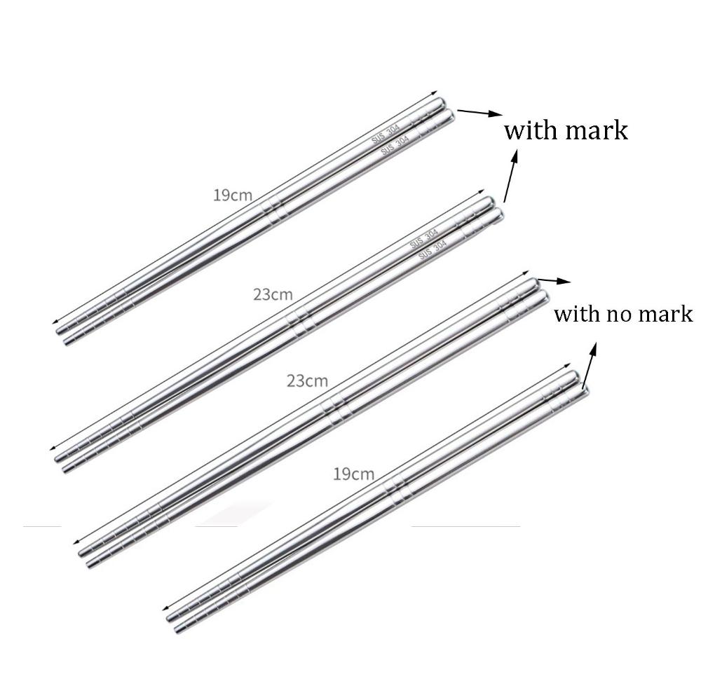 Home,Restaurant Non-slip High Temperature Kitchen Accessories Tableware Chopsticks Metal Chopsticks