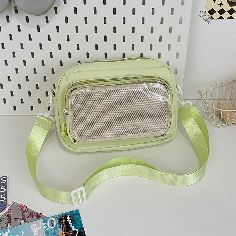 Японская девушка прозрачная сумка для боли, маленькая еда, сумка через плечо, женская универсальная повседневная маленькая сумка для мобильного телефона