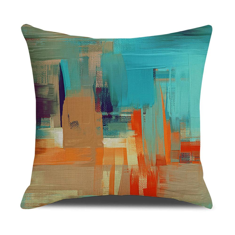 45x45 см винтажная абстрактная наволочка, современная домашняя полиэстеровая декоративная наволочка с принтом граффити, красочный чехол для подушки