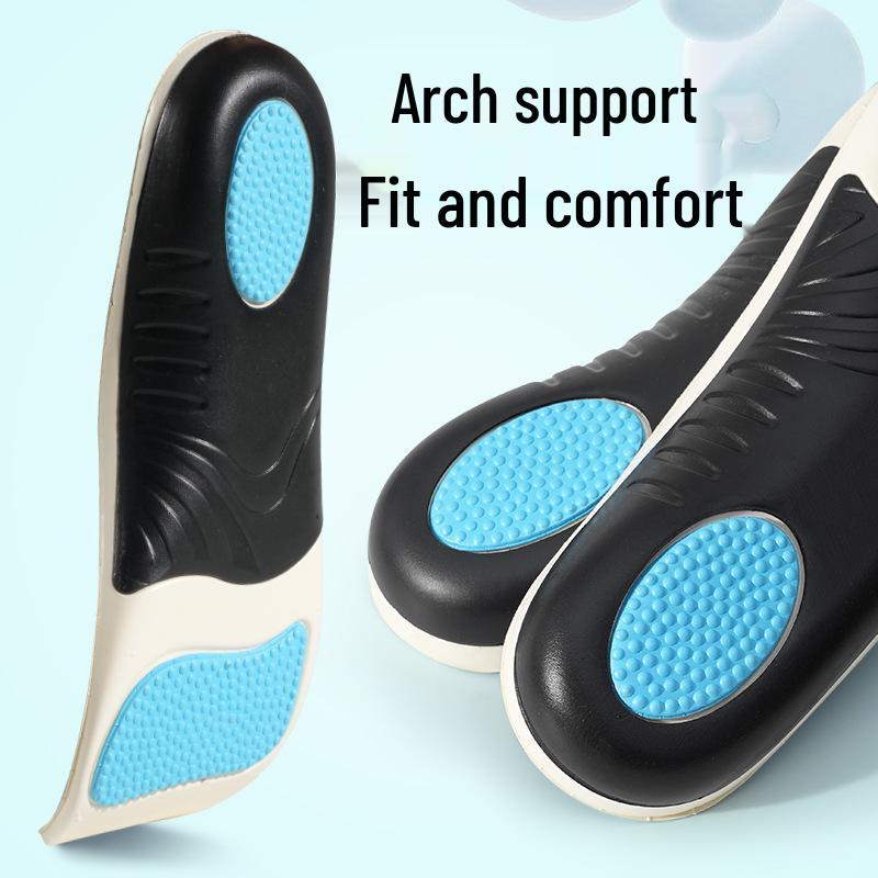 Межграничные амортизирующие стельки с поддержкой свода стопы для плоскостопия и пронации стопы