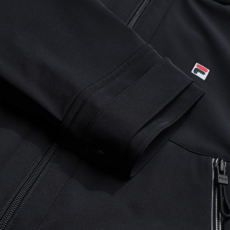 Fila Наследие Мода Классический Простой Трендовый Спортивный Повседневный Универсальный Теплый С Капюшоном Свободный Тканый Жакет Женские куртки Легендарный-Синий F11W618706FNV