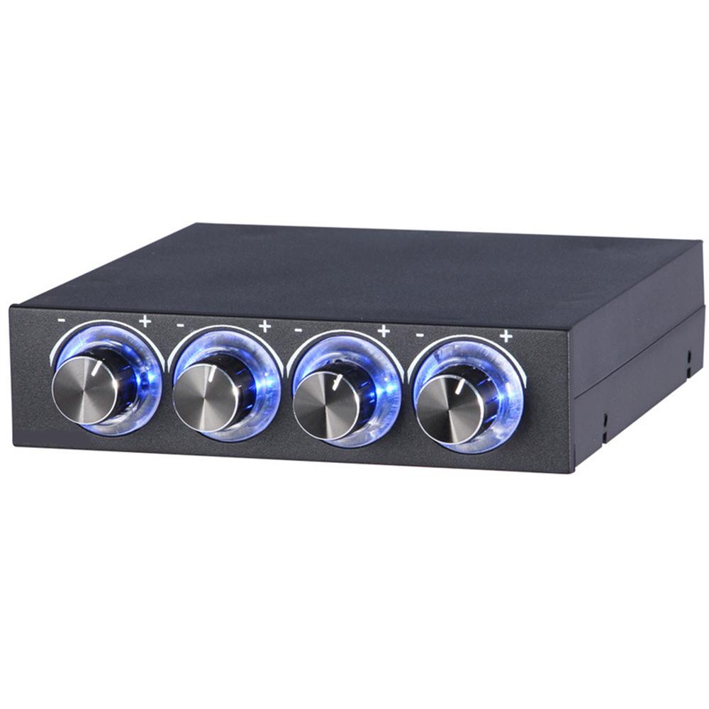 3,5-дюймовый FDD Панель передней части корпуса настольного ПК Контроллер скорости вращения вентиляторов ЦП 4 канала