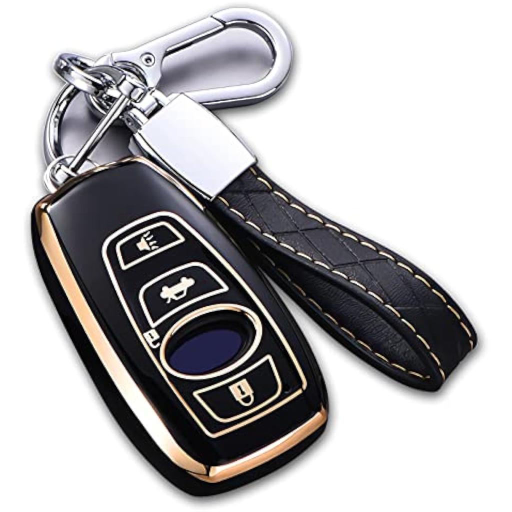 Чехол для брелока Subaru, мягкий высококачественный чехол из ТПУ с полным покрытием для защиты брелока Subaru Smart Key,