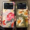 Чехол для Xiaomi Poco F8 M3 M4 M7 F1 C50 C61 M5 X3 X4 X5 X7 Pro F3 C71 C75 Funda Чехол для телефона Масляная живопись Цветок