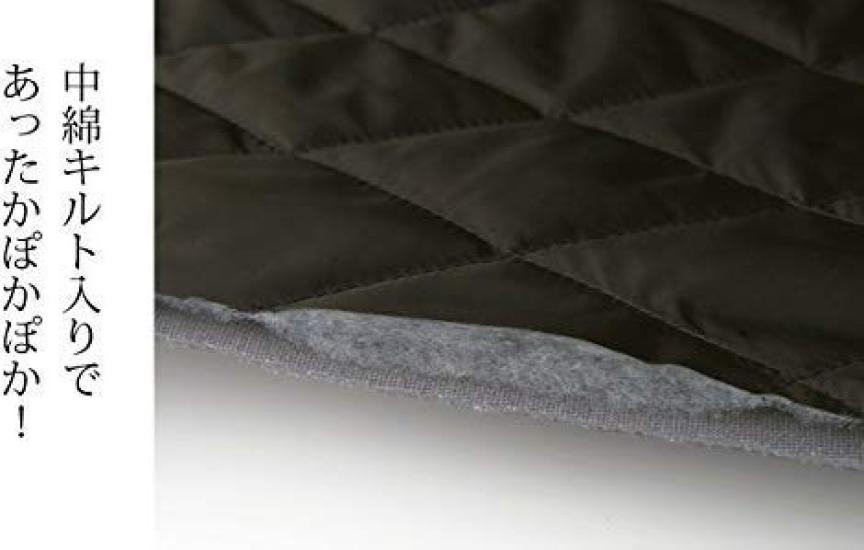 Серван Теплая Стеганая Двусторонняя Юбка-запа́х (черный)