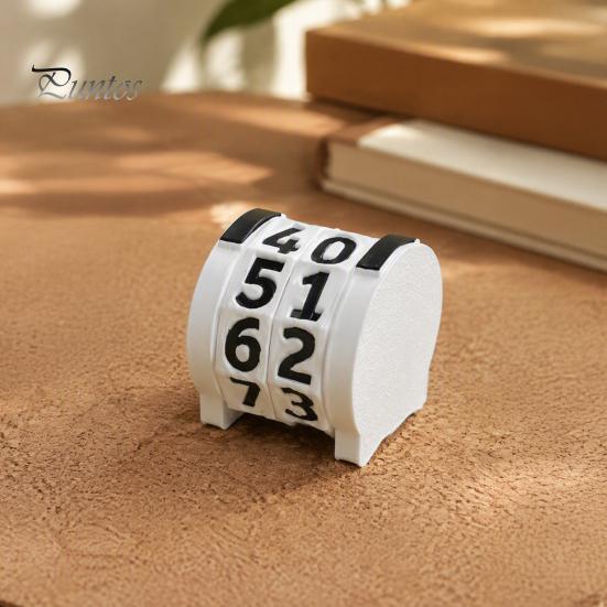 Easy to Read Score Counter 3D Printed Rotational Counter, 2-Digit Wheel Manual Rotary Tabletop Game Tracker Life Tool for Board Card