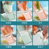 7pcs Multi-Function Vegetable Grater Set with Hand Guard 5-in-1 Slicer Shredder Cutter for Carrot Potato Cheese Kitchen Tools