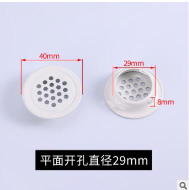 10pcs Stainless Steel Round Ventilation Cover Air Vent Louver Mesh Hole for Wardrobe Shoe Cabinet Furniture Accessories