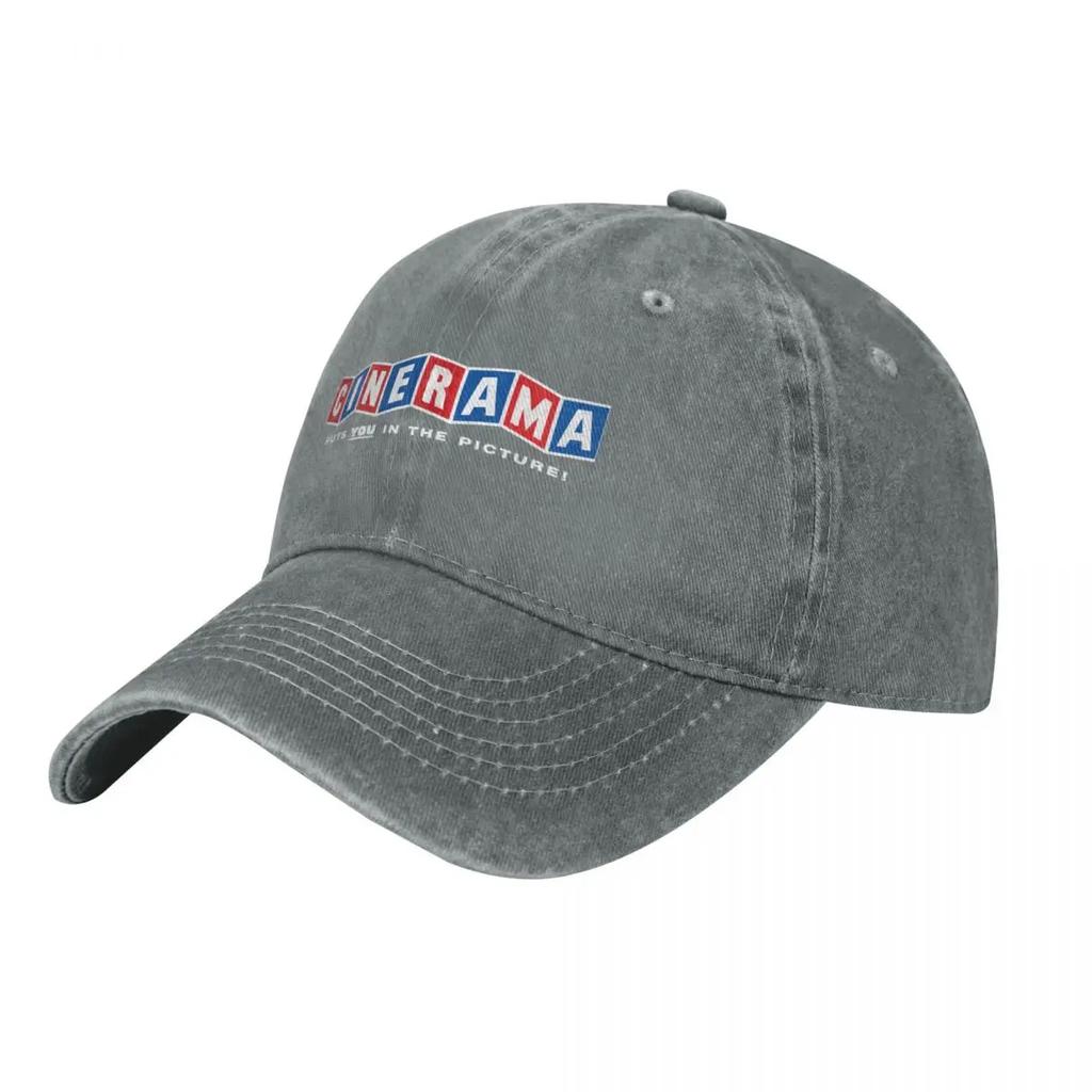 Vintage Cinerama Puts YOU In The Picture (White) Baseball Cap Hat Beach western Hat Golf Hat Rave Unisexs Caps Womens