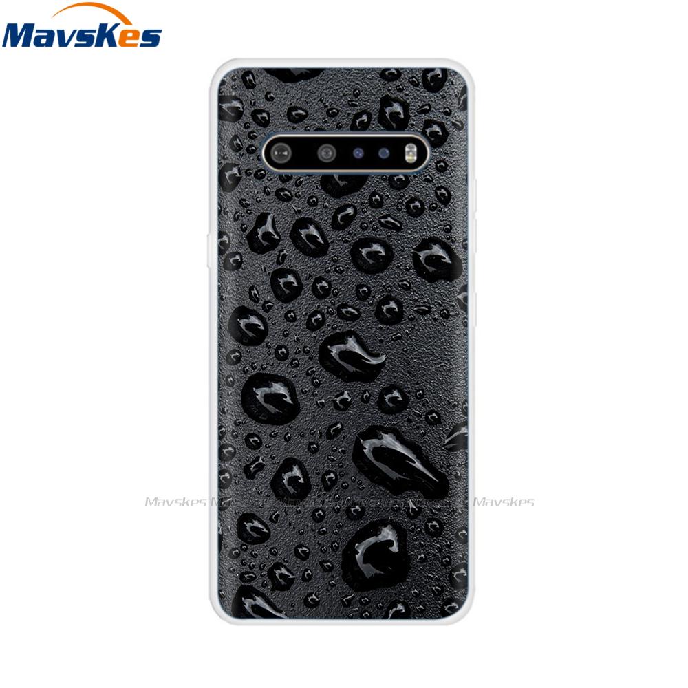 Силиконовый чехол для LG V60 ThinQ 5G, чехол, мягкая ТПУ задняя крышка, чехол для телефона с печатью для LG V60 V50 ThinQ 5G, чехол, Fundas, бампер