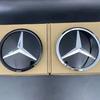 DJR5   Hot 2025 Grill Badge Flat Mirror Front Emblem For Mercedes-Benz A Class W176 A180 A200 A260 2013 2014 2015 2016 2017 2018 W176 E