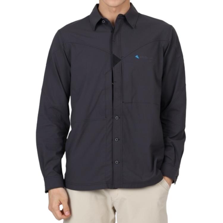 Klattermusen Garm Single Button Logo Long Sleeve Shirt Men shirts 10171-961
