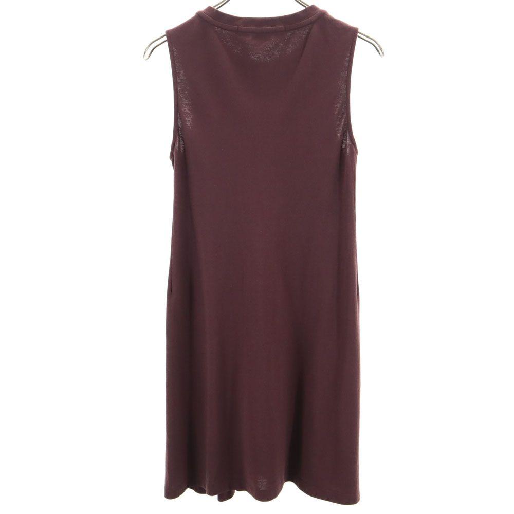 Marni Сделано в Италии Мини-платье без рукавов 38 Коричневый Женский Б/у