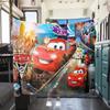 Cars Print Flannel Blanket Cartoon Style for Sofas Beds Bedrooms Chairs Travel Picnics Home Decor All Seasons New Set