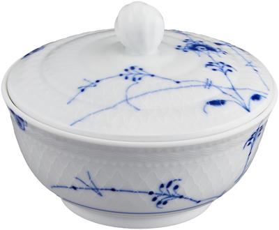Импортная чаша Royal Copenhagen Blue Palmette со свадебным диаметром в подарок 1017414 [Обычный продукт] Крышка, Подарок, Прибл.. 11.5см,