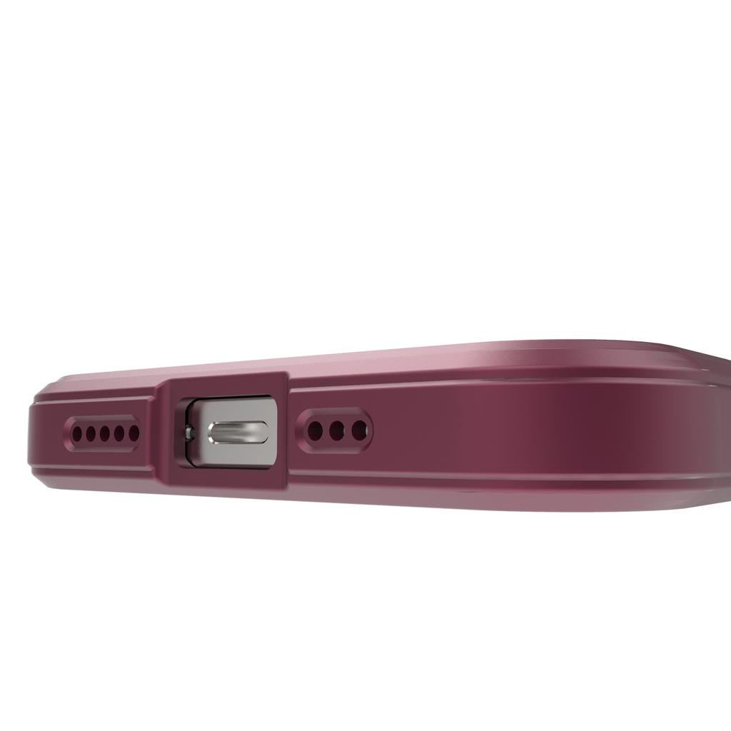 Premium Burgundy FlexArmor Case for iPhone 12 Pro - Heavy Duty Protection by Hurtel