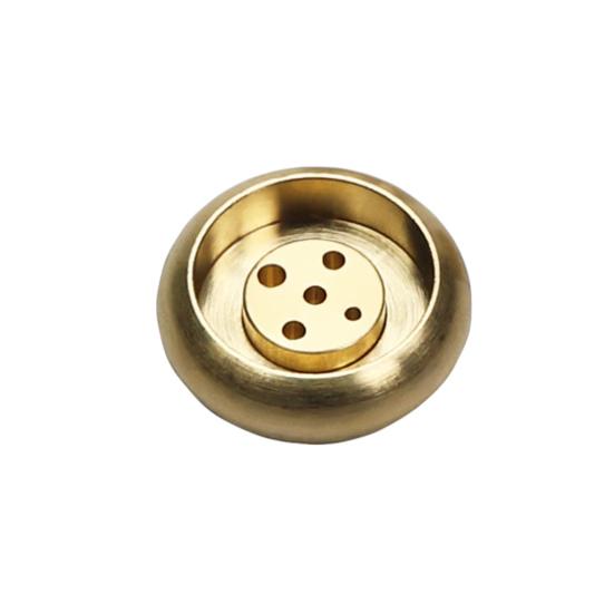 2/5Pcs Copper Incense Holder Five-hole Incense Stick Burning Holder Mini Incense Burner Ornament To Reduce Anxiety Incense Tray for Sticks &