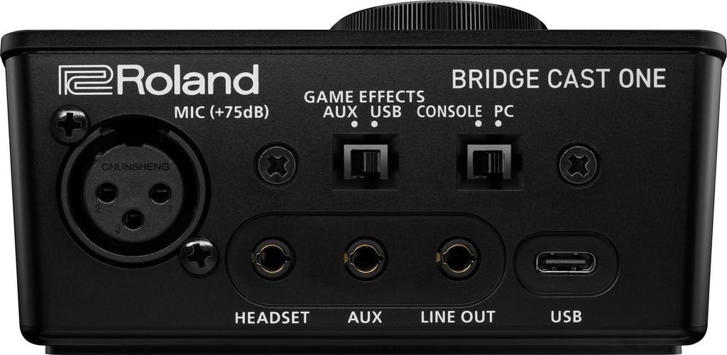 Roland BRIDGE CAST ONE Игровой Аудиоинтерфейс Микшер Стриминговый ЦАП PS5 Изменитель Голоса