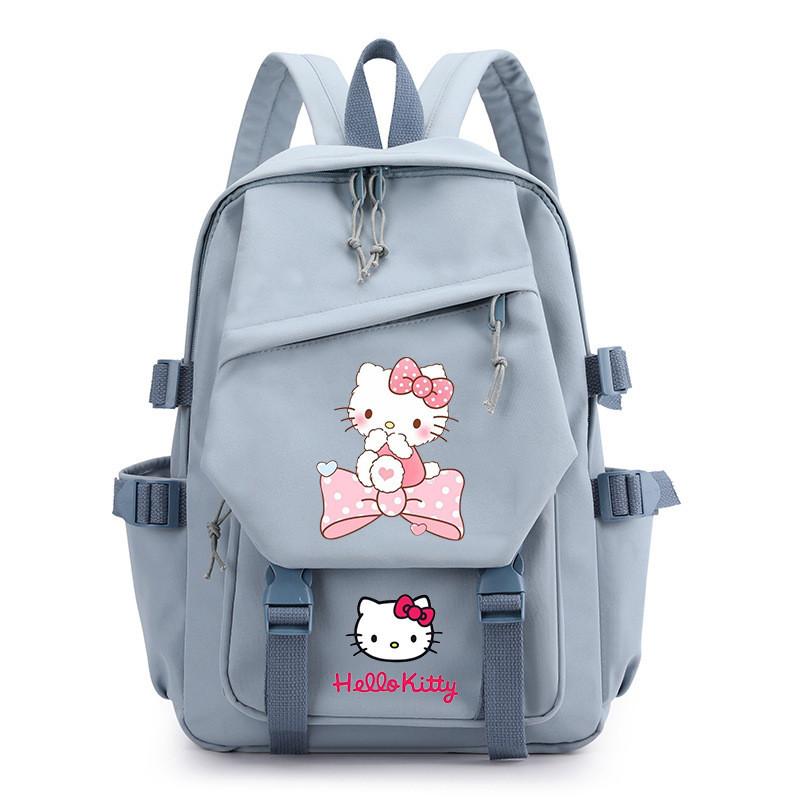Hello Kitty School Backpack For Middle School And High School Fashionable Cartoon Nylon