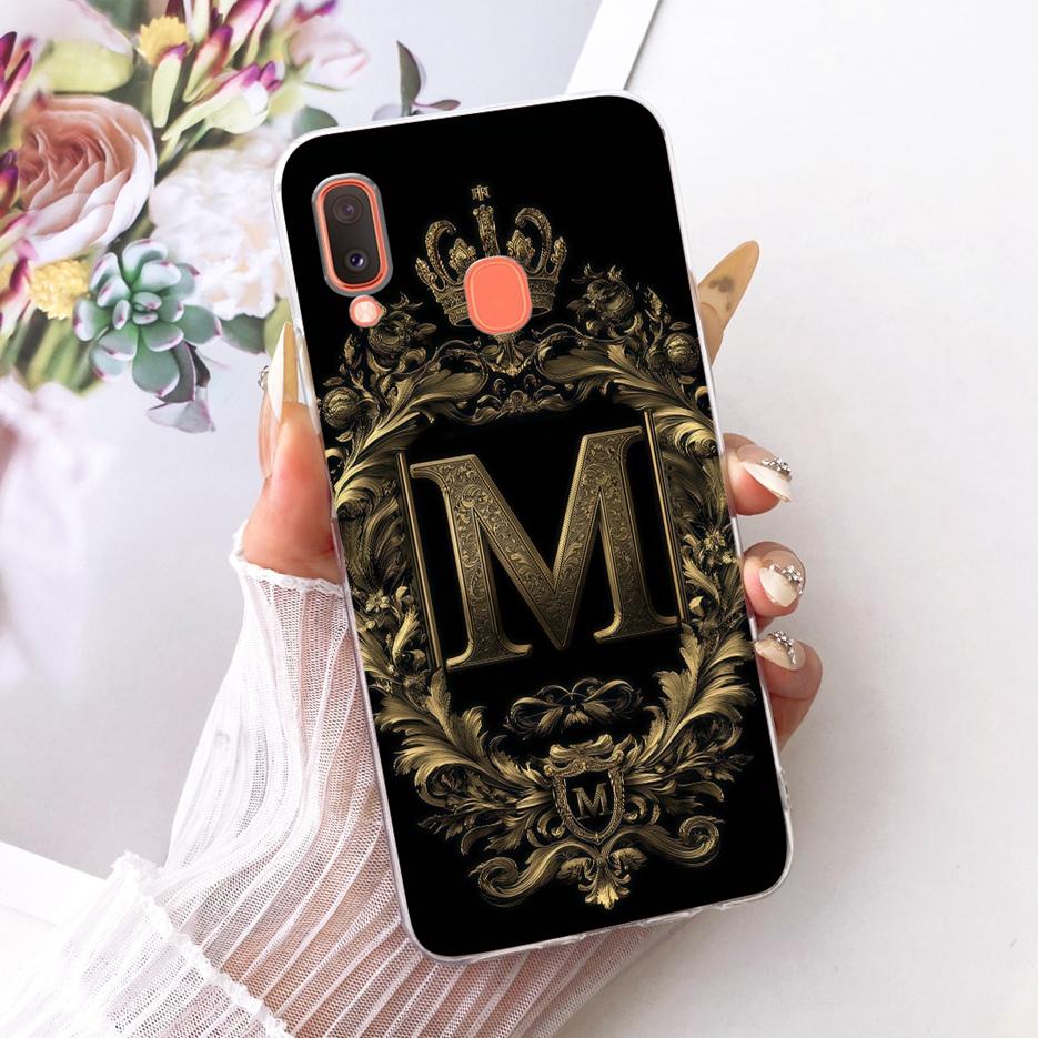 For Samsung Galaxy A20e Case SM-A202F Cute Crown Letters Cover Soft Slim Phone Case For Samsung A20 A 20e 20 s Galaxy A20s Shell