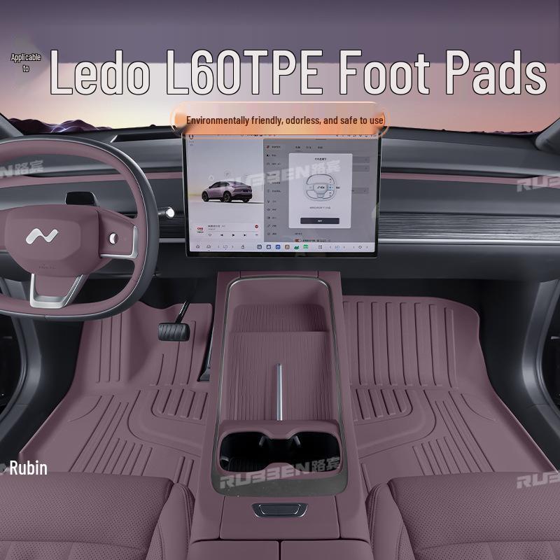 Compatible with 25 Ledao L60 Models: Full-Coverage NIO EV Interior Decorative Carpet