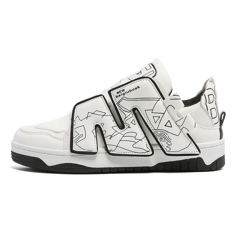 Кроссовки Мужская обувь Ретро Классическая уличная одежда Хип-хоп Панк Обувь для скейтборда Модные кроссовки Пара Открытый тренажерный зал Спортивная повседневная обувь