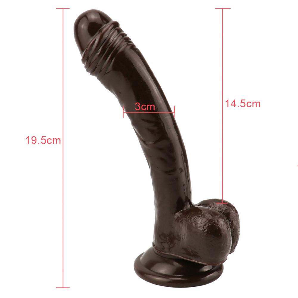 Реалистичный мягкий фаллоимитатор MoDi, секс-игрушки для женщин с толстой головкой и мощной присоской, жесткий член