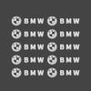 JY856 Car Styling Emblem 3D Speaker Audio Auto Emblem Decorate Sticker For BMW E90 E60 E71 F30 F20 F10 E70 G30 E87 E92 E91 X1 X3 gzsh02