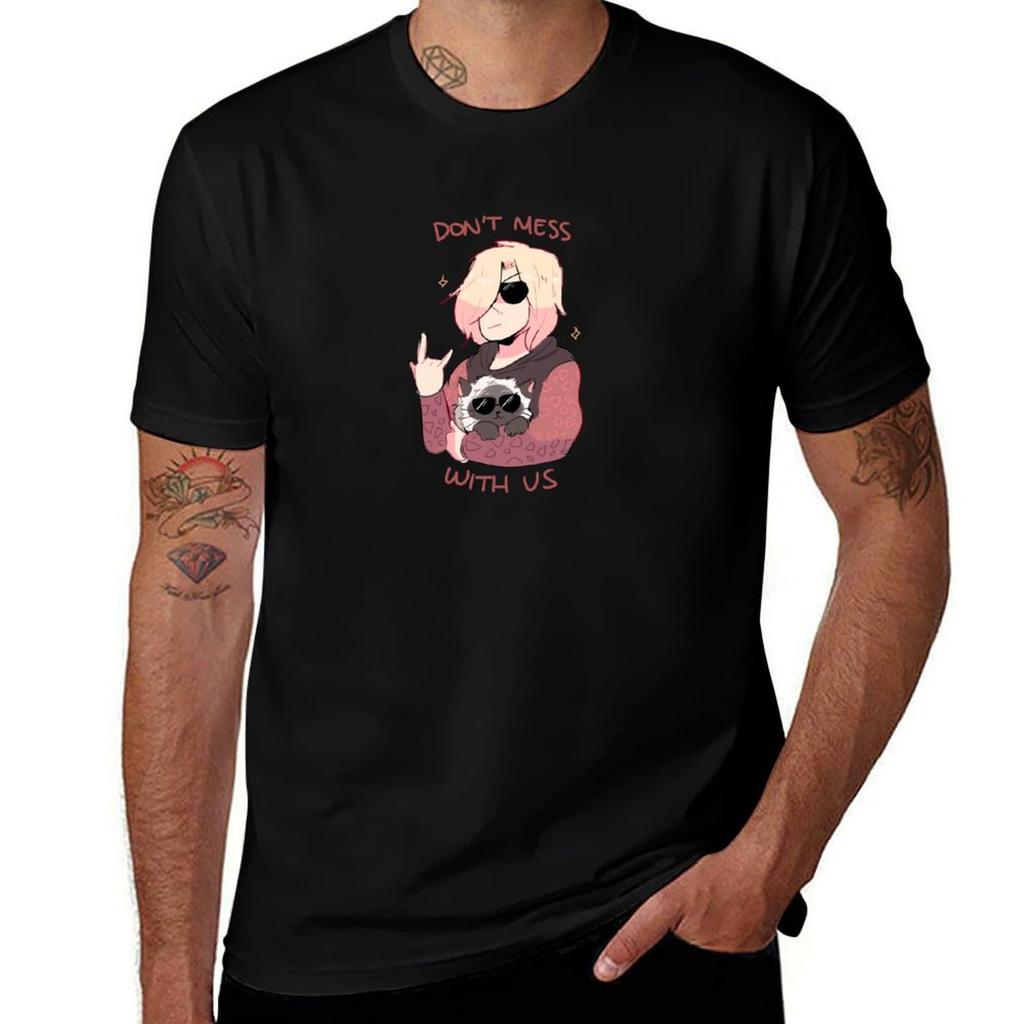 YOI DONT MESS WITH US TShirt Plus Size Simple Casual Top