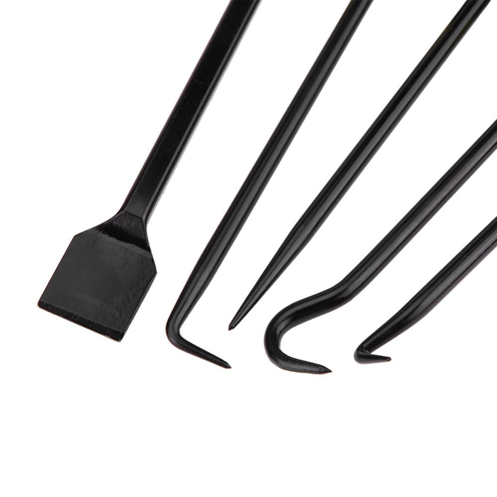 9PCS Long & Short Style Scraper Pick Hook Kit Demolish small clips and rubber weatherstripping