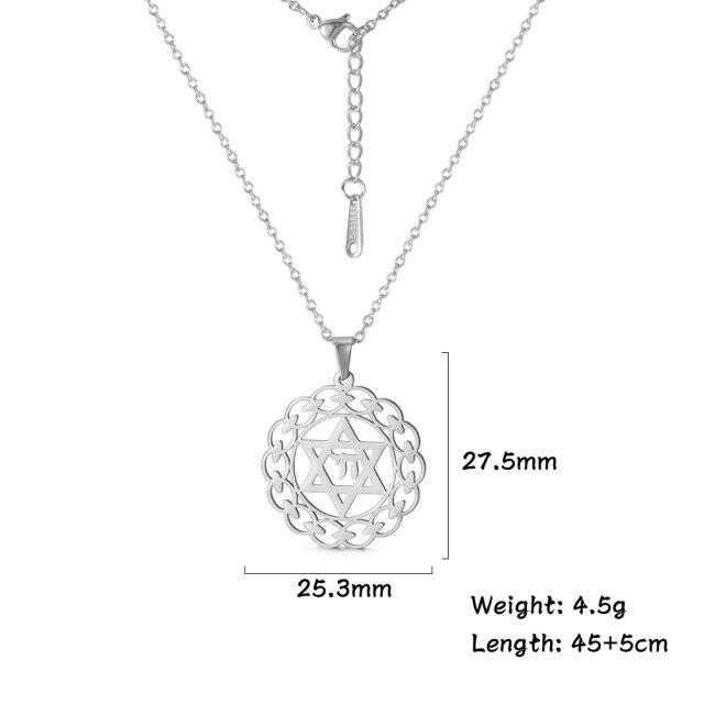 Чай Амулет Звезда Давида для мужчин кулон ожерелье золотого цвета Каббала еврейские подвески религиозные символы сверхъестественные ювелирные изделия