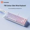 F68 Бесшумная RGB проводная мембранная клавиатура