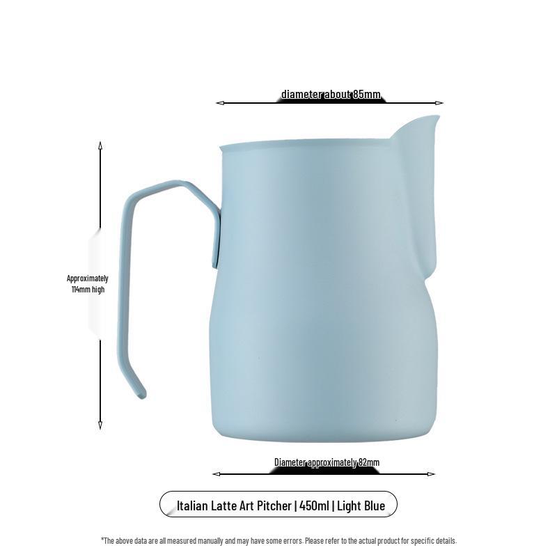 Кувшин для латте из нержавеющей стали: Питчер для взбивания молока для латте-арта